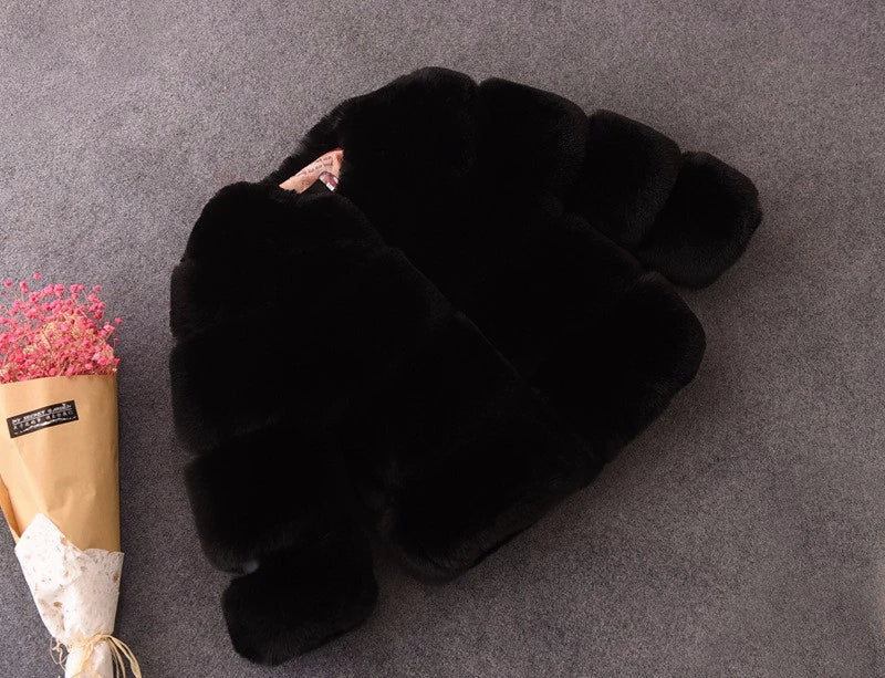 Kids Fur Jacket - Warm Children Winter Coat | Boys Faux Fur Outerwear - ZOOMNSTORE