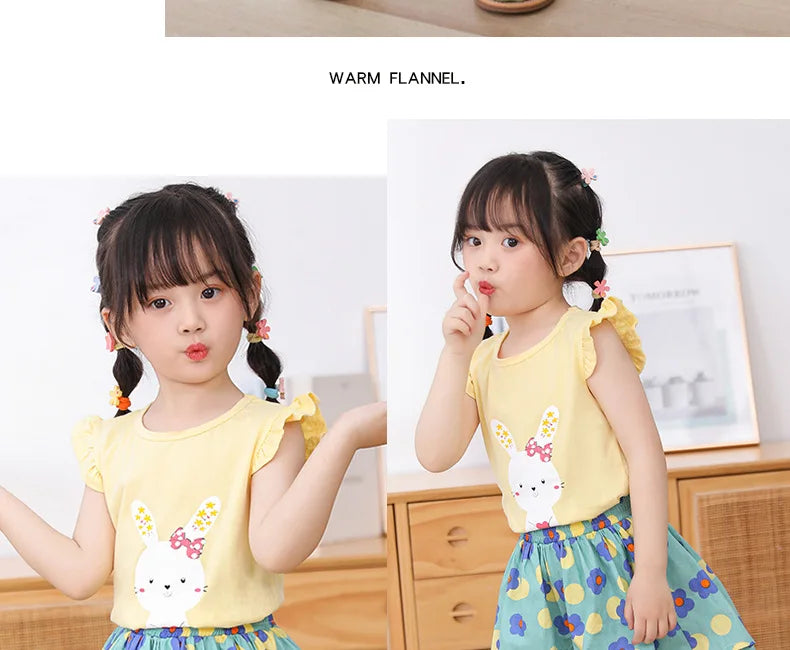 Kids Girls Skirt Shorts Summer Cotton Breathable Kids Skirt Pants Casual Baby Bloomers Children Short Pants Baby Stuff - ZOOMNSTORE