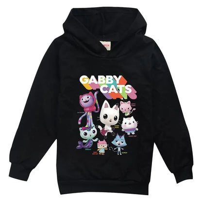 Gabbys Dollhouse Hoodie - Kids Long Sleeve Sweatshirt for Boys and Girls - ZOOMNSTORE