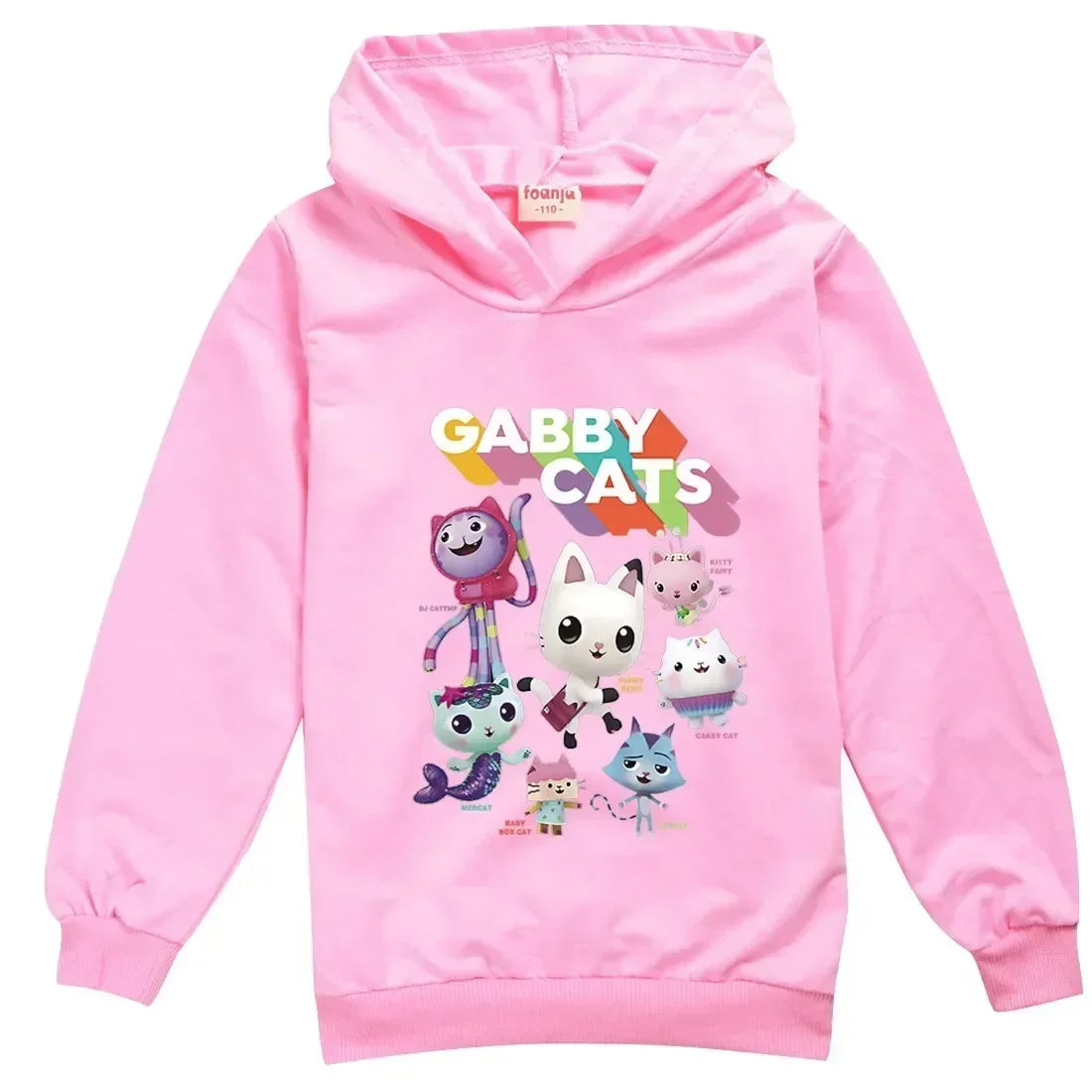Gabbys Dollhouse Hoodie - Kids Long Sleeve Sweatshirt for Boys and Girls - ZOOMNSTORE