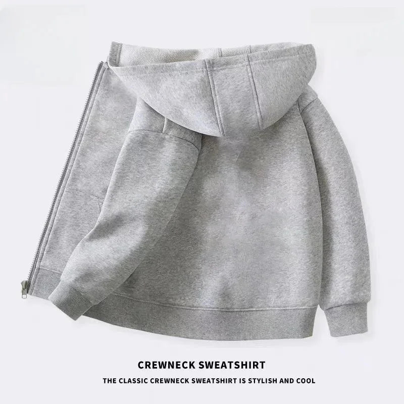 Kids Hoodie - Zip Up Sweatshirt for Boys Girls | Warm Winter Casual Hoodie - ZOOMNSTORE