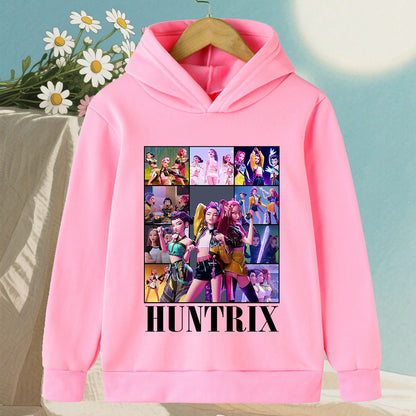 KPop Devil Hunter Hoodies - Trendy Warm Sweaters for Boys and Girls - ZOOMNSTORE