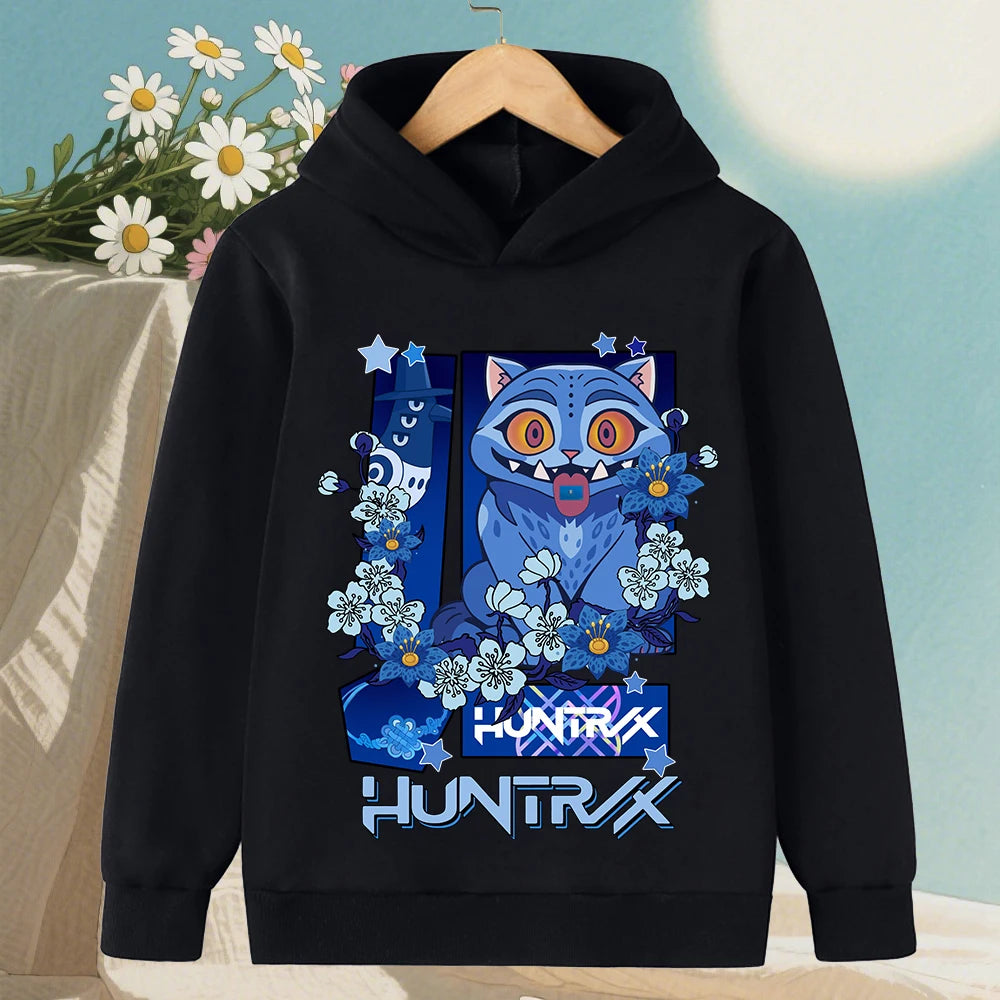 KPop Devil Hunter Hoodies - Trendy Warm Sweaters for Boys and Girls - ZOOMNSTORE