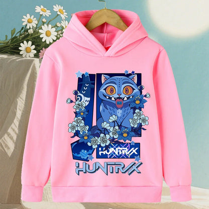 KPop Devil Hunter Hoodies - Trendy Warm Sweaters for Boys and Girls - ZOOMNSTORE