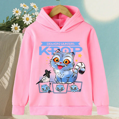 KPop Devil Hunter Hoodies - Trendy Warm Sweaters for Boys and Girls - ZOOMNSTORE