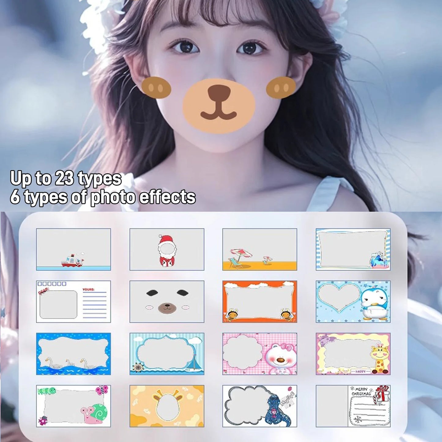 Kids Instant Camera - 32GB Digital Color Printing Camera With 1080P Video & Thermal Print - ZOOMNSTORE
