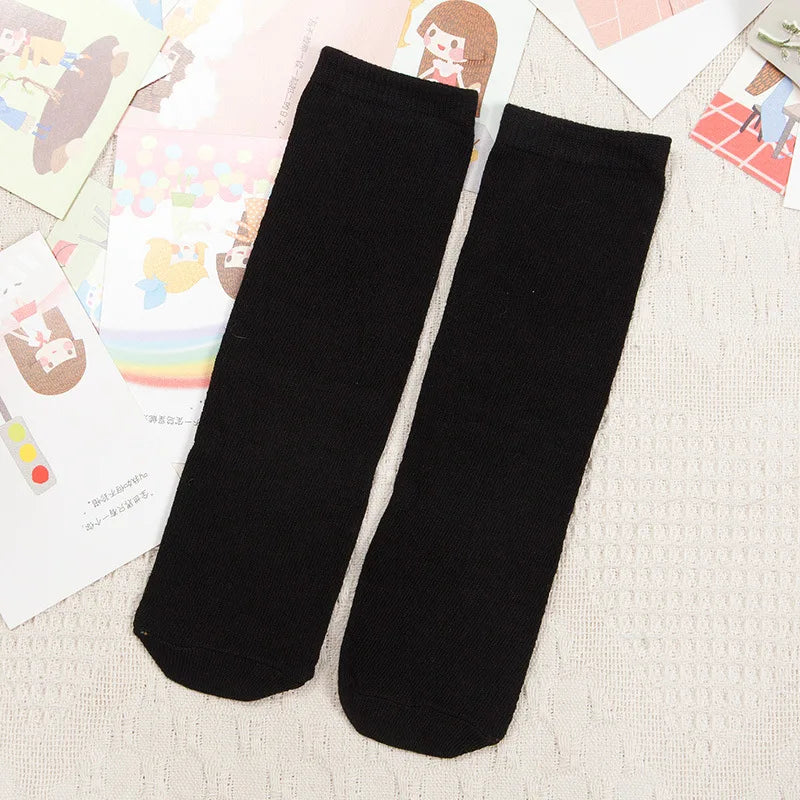 Kids Knee High Socks For Girls Boys Football Stripes Cotton Sports Old School White Socks Skate Children Baby Long Tube Leg Warm - ZOOMNSTORE