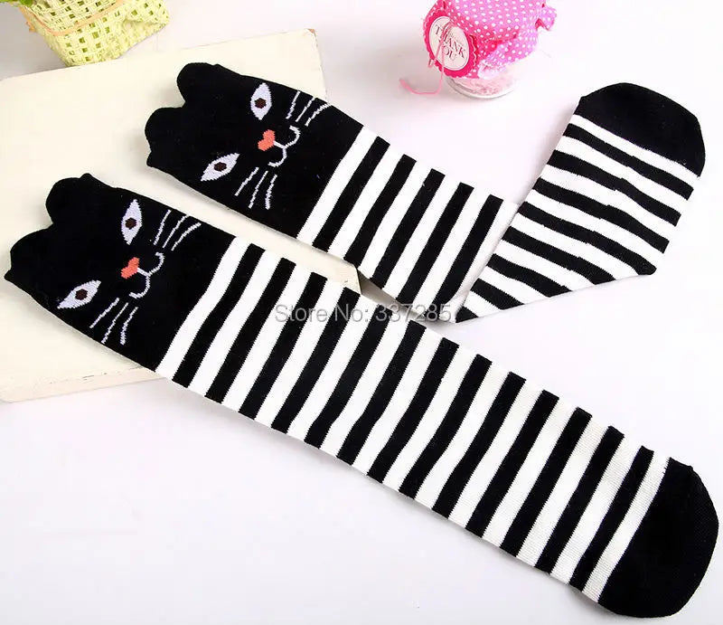 infant Child warmer ankle short lovely socks Cartoon Kids Knee High long cotton Baby cute Animal Over Knee Socks girls stockings - ZOOMNSTORE