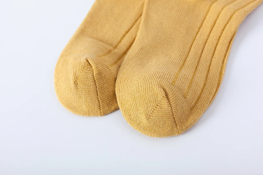 1 Pairs Kids Knee High Long Socks Autumn Winter Warmth Soft Cotton Children School Stocking Black White Stripes Sports Socks - ZOOMNSTORE