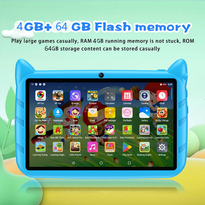 7 Inch Kids Tablet - 5G WiFi Android 4GB RAM 64GB ROM Educational Device - ZOOMNSTORE