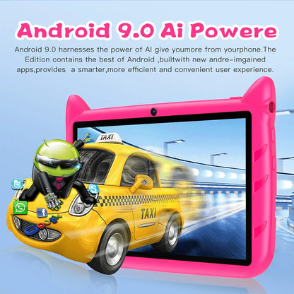 7 Inch Kids Tablet - 5G WiFi Android 4GB RAM 64GB ROM Educational Device - ZOOMNSTORE