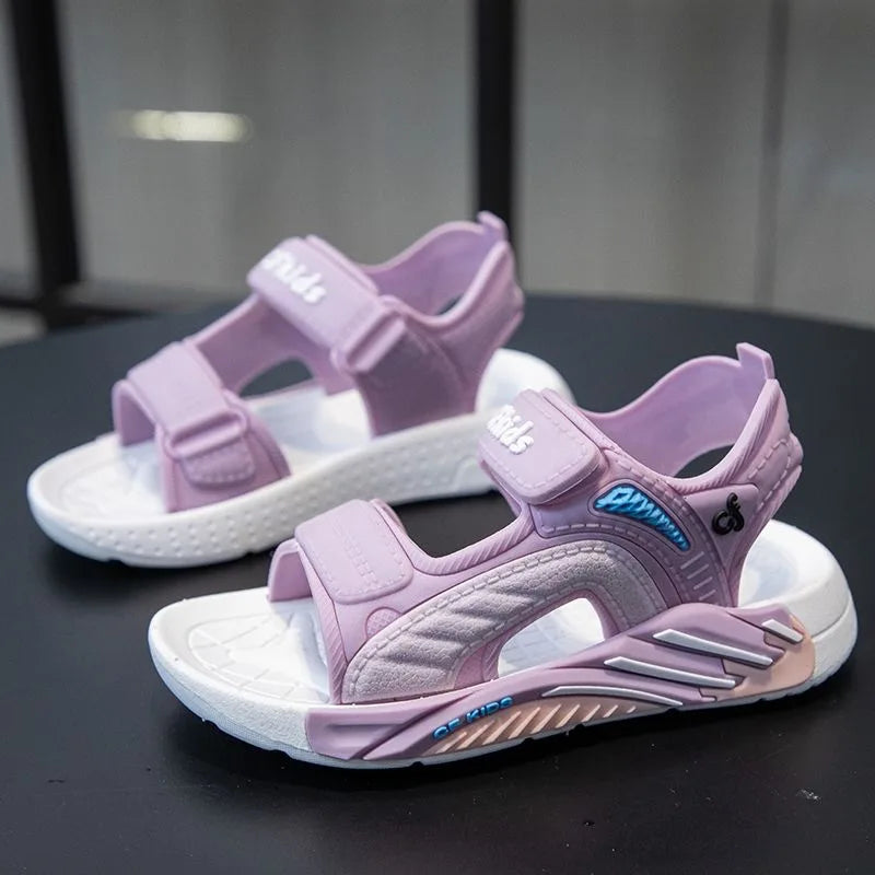 Kids Lightweight Sports Sandals - Breathable Quick-Dry Beach  Hiking Shoes - ZOOMNSTORE