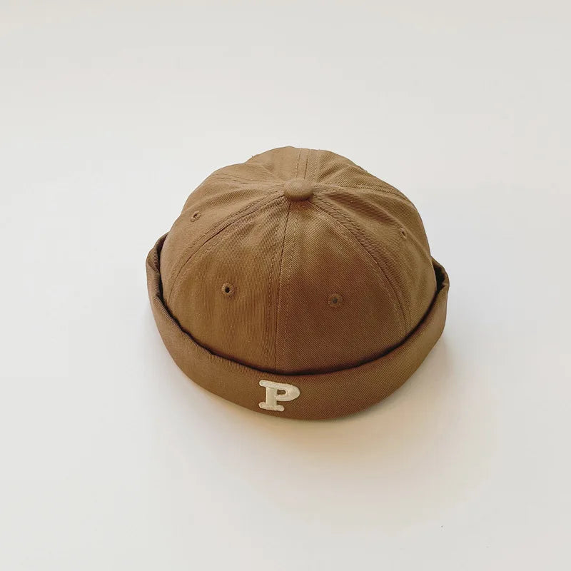 Baby Dome Melon Skullies Beanie Cap Children Soild Color Brimless Landlord Hat Kids Skullcap Korean Fashion Boy Girl Bonnet 아기모자 - ZOOMNSTORE