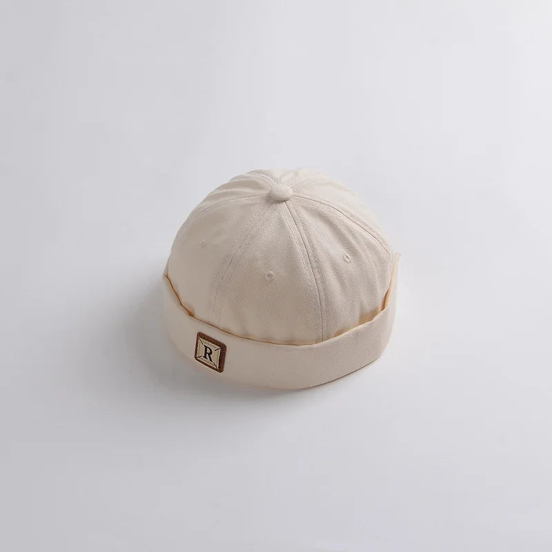 Baby Dome Melon Skullies Beanie Cap Children Soild Color Brimless Landlord Hat Kids Skullcap Korean Fashion Boy Girl Bonnet 아기모자 - ZOOMNSTORE