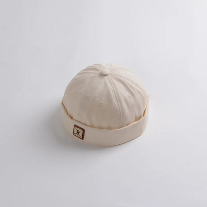 Baby Dome Melon Skullies Beanie Cap Children Soild Color Brimless Landlord Hat Kids Skullcap Korean Fashion Boy Girl Bonnet 아기모자 - ZOOMNSTORE