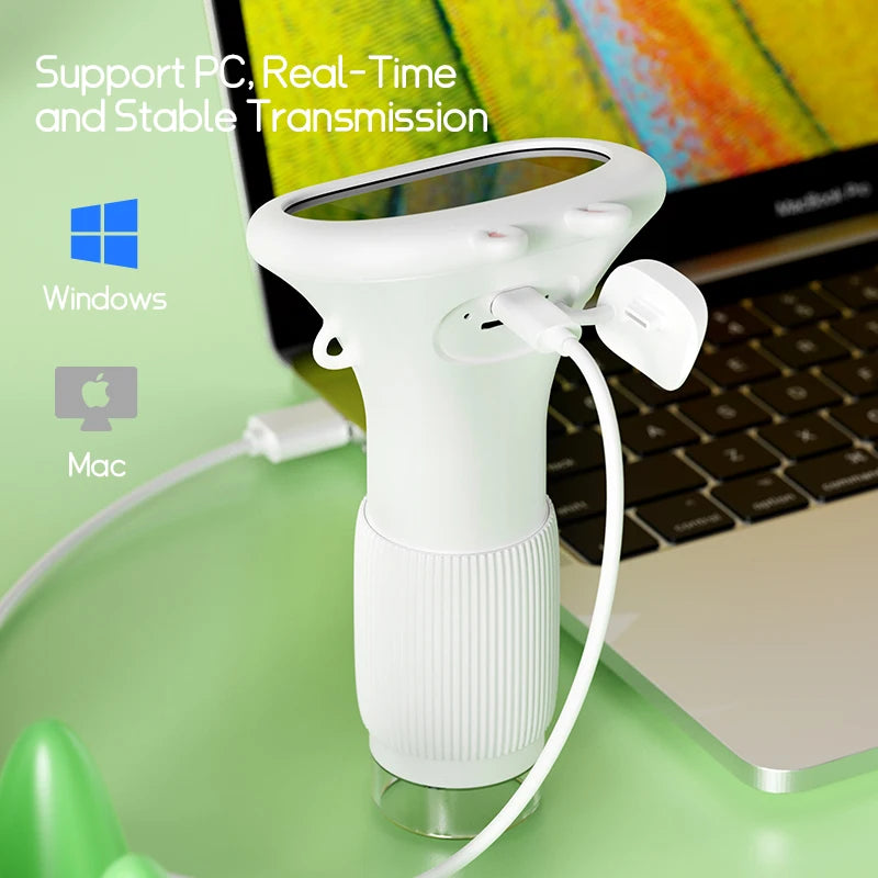 Kids Microscope 1000x - 200MP LED Photo Video Educational Science Toy - ZOOMNSTORE
