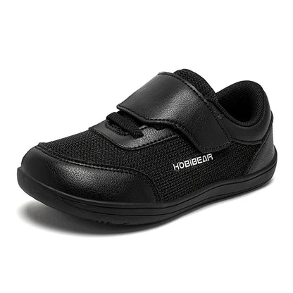 Kids Minimalist Barefoot Sneakers - Breathable Wide Toe Hook Loop Casual Shoes - ZOOMNSTORE