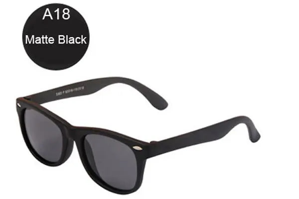 Kids Polarized Sunglasses - Classic Designer Eyeglasses with Flexible TR90 Frame - ZOOMNSTORE