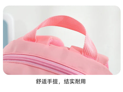 Plush 3D Rabbit Backpack - Cute Cartoon School Bag for Kids - ZOOMNSTORE