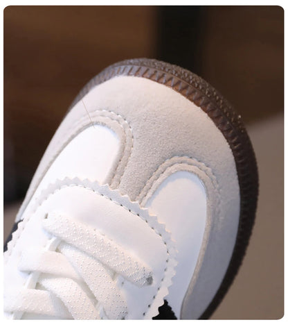 Childrens Ergonomic Sneakers - Soft PU Leather Sport Shoes for Boys  Girls - ZOOMNSTORE
