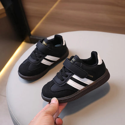 Childrens Ergonomic Sneakers - Soft PU Leather Sport Shoes for Boys  Girls - ZOOMNSTORE
