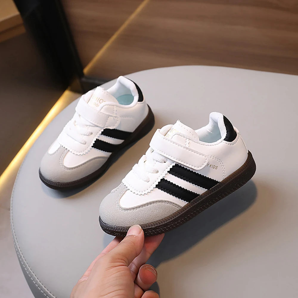 Childrens Ergonomic Sneakers - Soft PU Leather Sport Shoes for Boys  Girls - ZOOMNSTORE