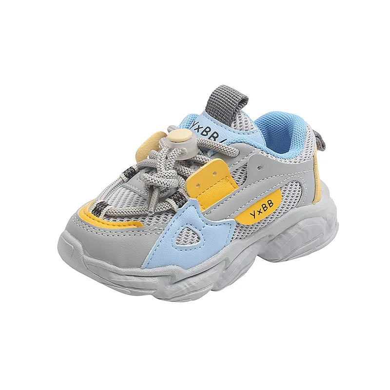 Kids Breathable Sport Sneakers - Boys  Girls Outdoor Running Shoes - ZOOMNSTORE