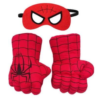Kids Infinity War Smash Gloves Superhero Foam Green Dress Up Fist Props Halloween Cosplay Performance Dress Up - ZOOMNSTORE