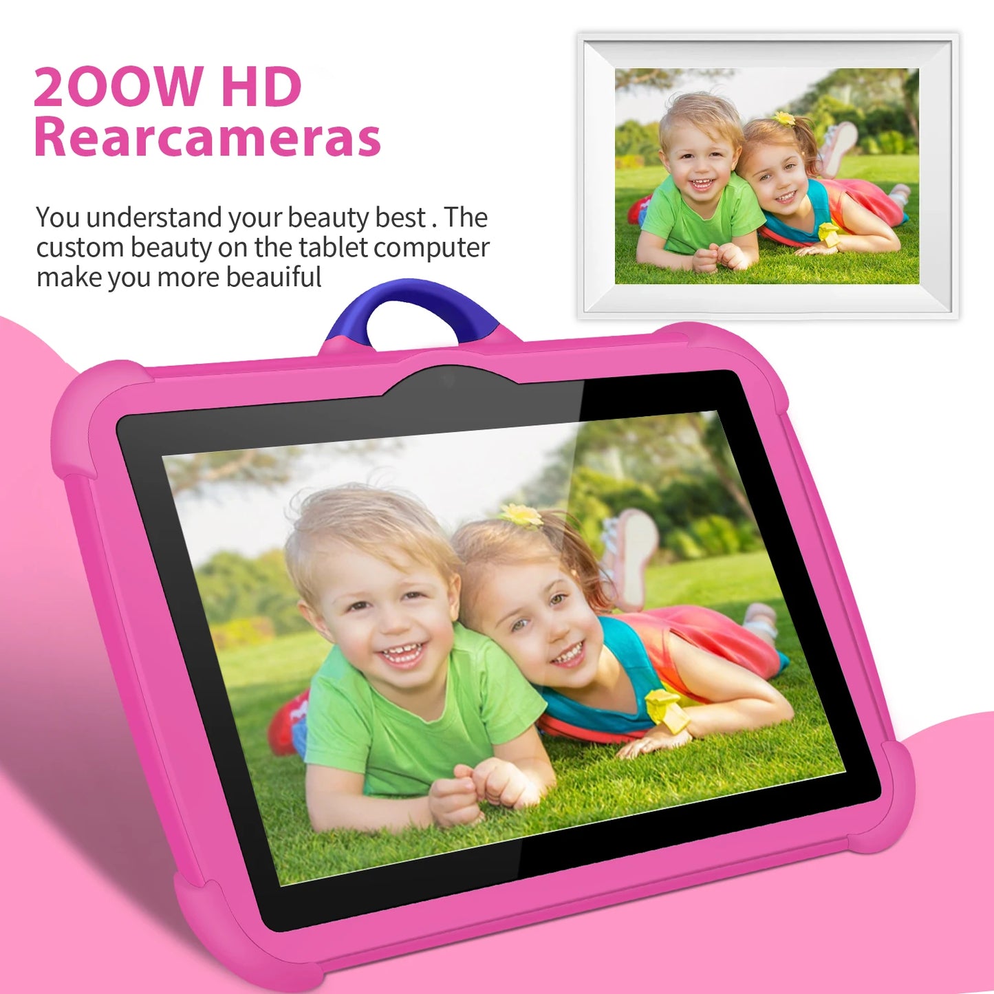 Kids 7-Inch Tablet - Quad Core 4GB RAM 64GB ROM Cartoon Pattern Educational Games - ZOOMNSTORE