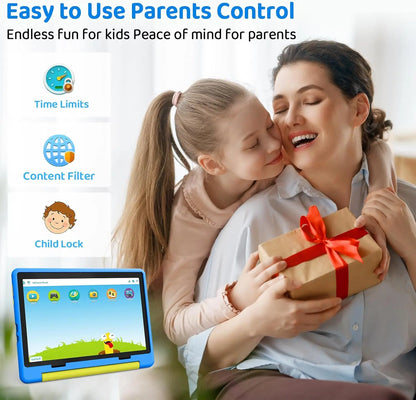 URAO 10 Inch Cartoon Pattern Kids Tablet Android Octa-Core 8GB RAM 64GB ROM Learning Education Games Tablets Children's Gifts - ZOOMNSTORE