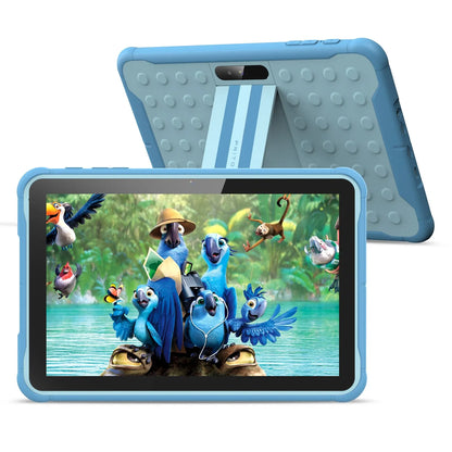 Pritom 10 Inch Kids Tablet Android 13 Go WIFI Quad Core Processor 2GB RAM 64GB ROM YouTube with Case - ZOOMNSTORE