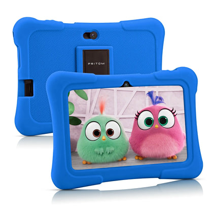 PRITOM 7 Inch Kids Tablet Quad Core Android 10 32GB WiFi Bluetooth Educational Software Installed - ZOOMNSTORE
