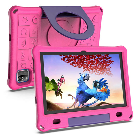 Kids Tablet - Pritom 101 Android 12 Quad Core 3GB RAM 64GB ROM WiFi 6 EVA Case - ZOOMNSTORE