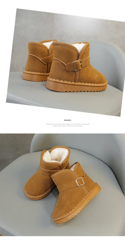 Kids Thermal Boots – Unisex Children Winter Boots with Non Slip Rubber Sole - ZOOMNSTORE