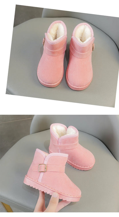 Kids Thermal Boots – Unisex Children Winter Boots with Non Slip Rubber Sole - ZOOMNSTORE