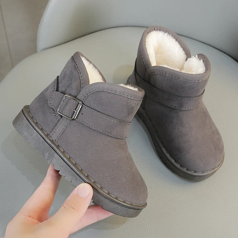 Kids Thermal Boots – Unisex Children Winter Boots with Non Slip Rubber Sole - ZOOMNSTORE