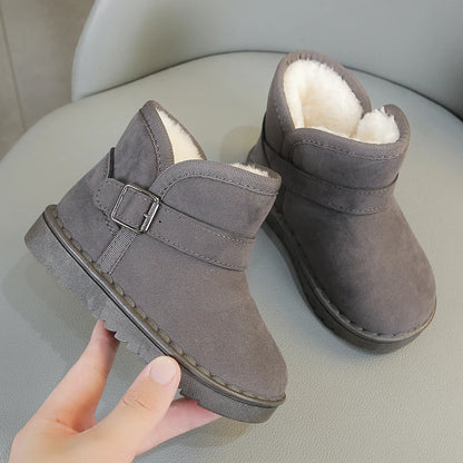 Kids Thermal Boots – Unisex Children Winter Boots with Non Slip Rubber Sole - ZOOMNSTORE