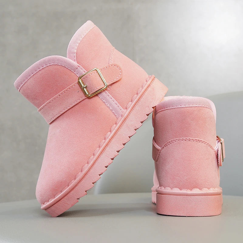 Kids Thermal Boots – Unisex Children Winter Boots with Non Slip Rubber Sole - ZOOMNSTORE