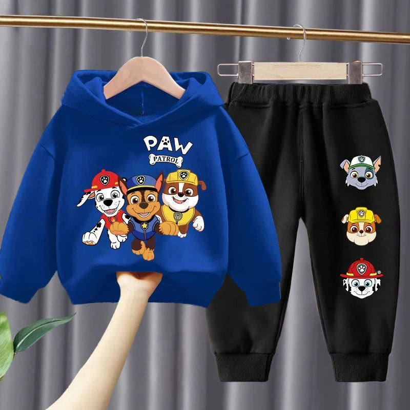 PAW Patrol Boys Tracksuit - Spring Autumn Sweatshirt  Sweatpant Set - ZOOMNSTORE