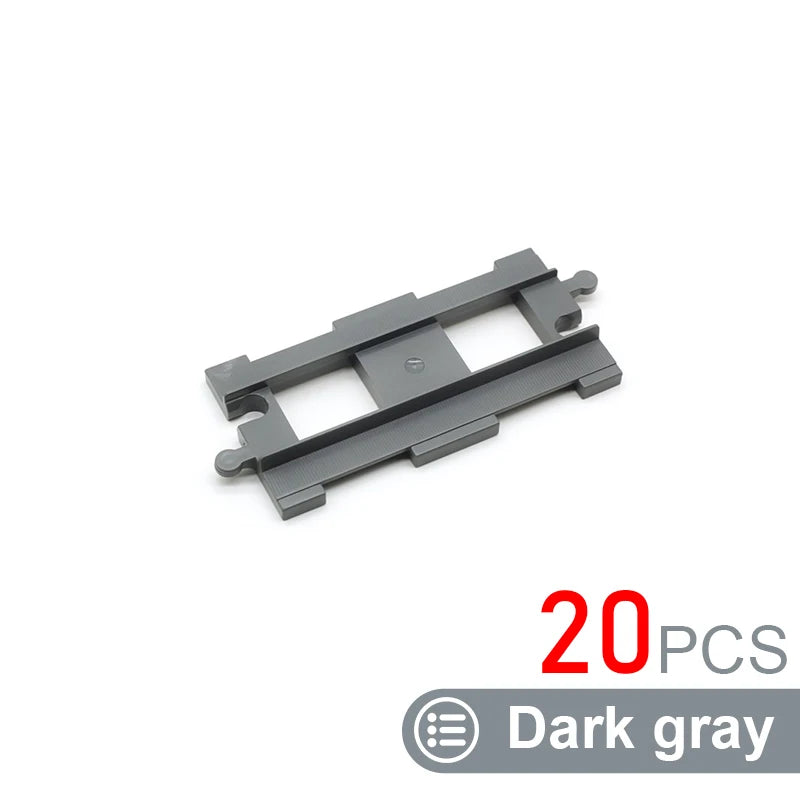 Kids Train Track Blocks – DIY Railway Toy Set With Large Plastic Bricks - ZOOMNSTORE