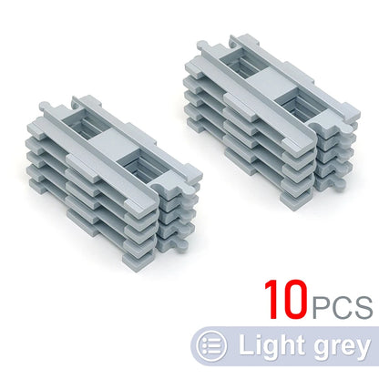 Kids Train Track Blocks – DIY Railway Toy Set With Large Plastic Bricks - ZOOMNSTORE