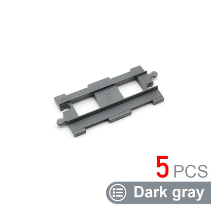 Kids Train Track Blocks – DIY Railway Toy Set With Large Plastic Bricks - ZOOMNSTORE