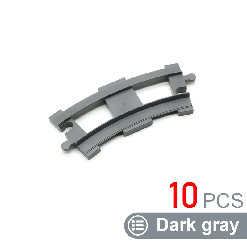 Kids Train Track Blocks – DIY Railway Toy Set With Large Plastic Bricks - ZOOMNSTORE