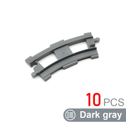 Kids Train Track Blocks – DIY Railway Toy Set With Large Plastic Bricks - ZOOMNSTORE