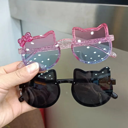 Cute Kitty Sunglasses - UV Protection Eyewear for Kids - ZOOMNSTORE