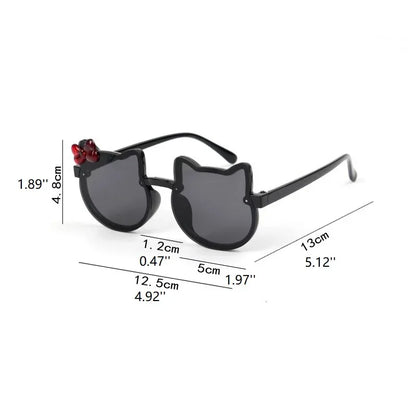 Cute Kitty Sunglasses - UV Protection Eyewear for Kids - ZOOMNSTORE