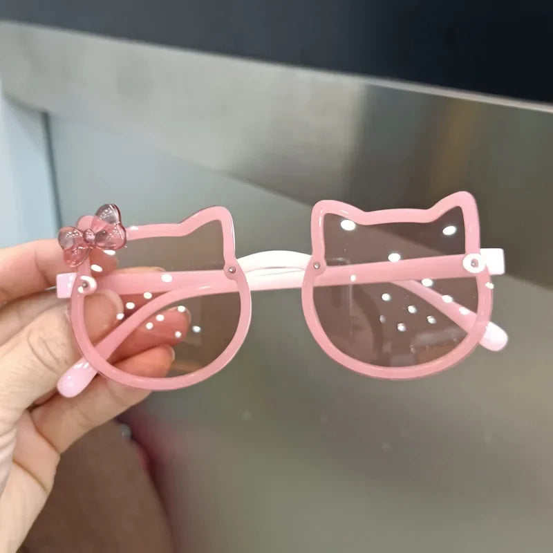 Cute Kitty Sunglasses - UV Protection Eyewear for Kids - ZOOMNSTORE