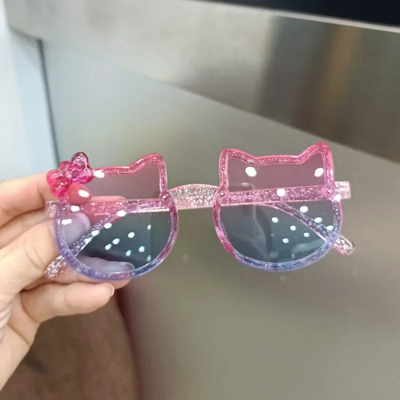 Cute Kitty Sunglasses - UV Protection Eyewear for Kids - ZOOMNSTORE
