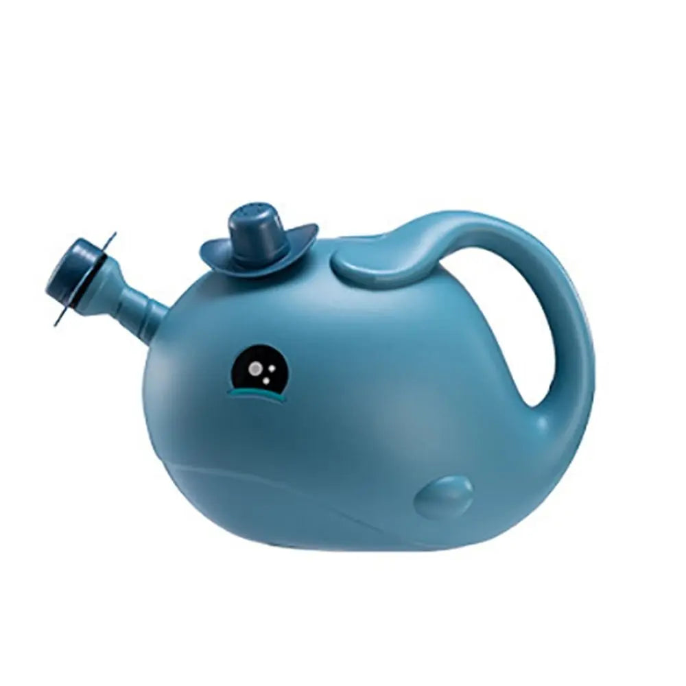 Kids Watering Can - Cute Whale Plastic Garden Pot with Long Nozzle for Plants - ZOOMNSTORE