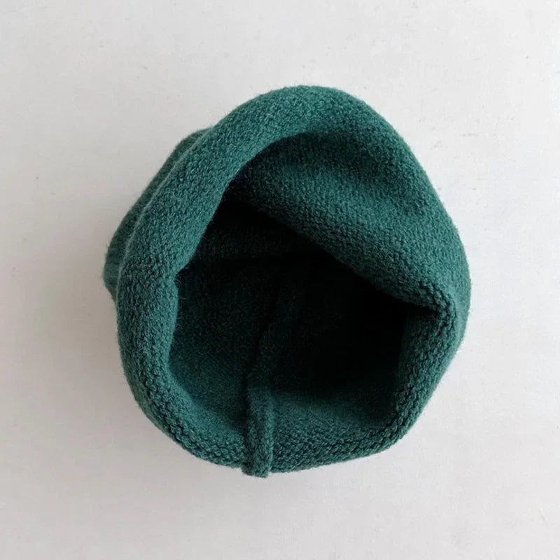 Kids Winter Hats for Newborn Boys Crochet Bonnet Toddler Girl Cap Children Baby Photography Props Boy Accessories Warm Stuffs - ZOOMNSTORE